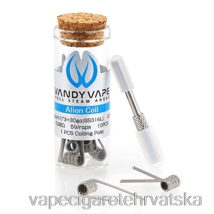 Vape Cigarete Vandy Vape Performanse Unaprijed Ugrađene Zavojnice 0,28 Ohma Vanzemaljska Zavojnica